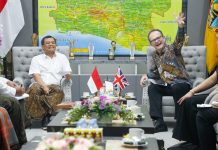 Boyong Tim, Dubes Inggris Temui Gubernur Jateng Tindak Lanjuti Peluang Kerja Sama